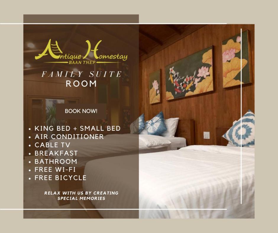 Baanthep Antique Homestay Phre Kültér fotó